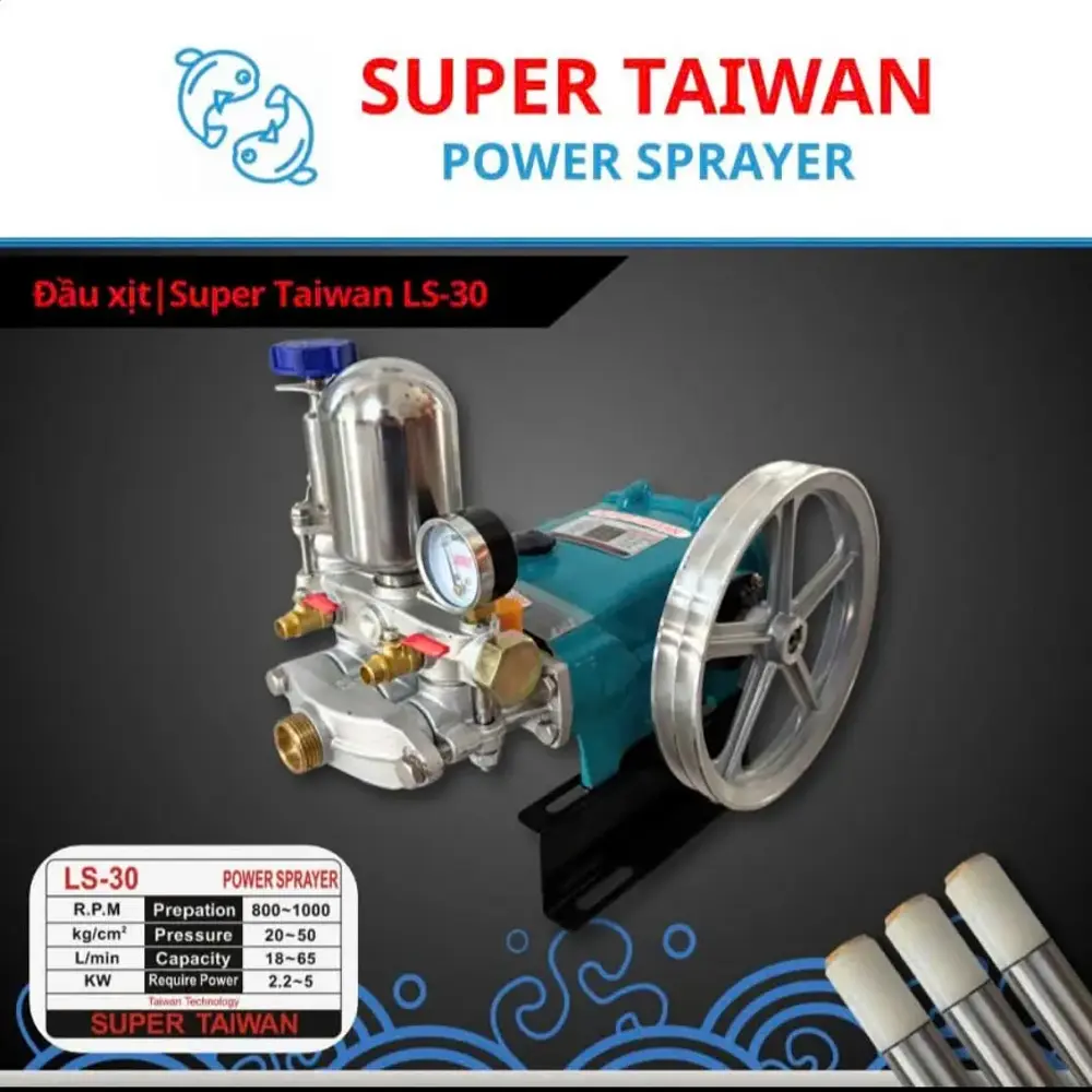 Đầu xịt ty 30 Sứ (Có bầu hơi) - Super Taiwan LS-30 Power Sprayer 1