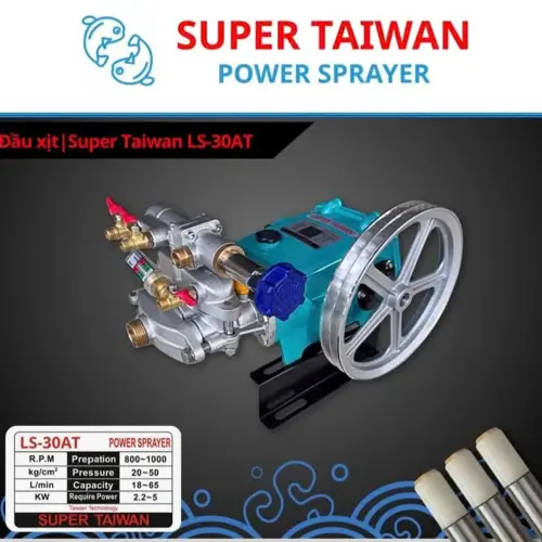 Đầu xịt ty 22 (Có bầu hơi) Super Taiwan LS-22AT Power Sprayer